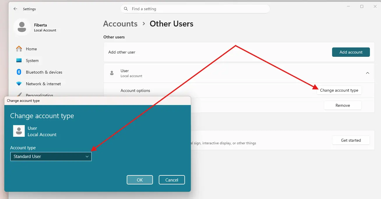 Kibernetinis saugumas. Kompiuterio paruošimas. Slaptažodis ir vartotojas Standart User Kibernetinis saugumas. Kompiuterio paruošimas. Slaptažodis ir vartotojas Standart User